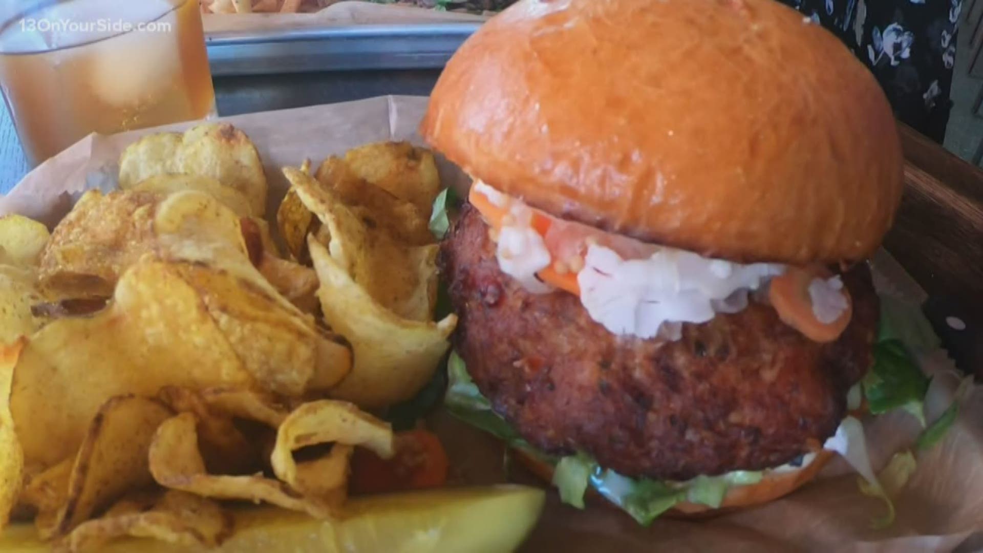 In honor of Restaurant Week GR kicking off this week, 13 ON YOUR SIDE's James Starks (sans Dave Kaechele) headed to a place that's participating: Jolly Pumpkin. They've got pies that are sure to impress anyone and burgers that look out of this world.