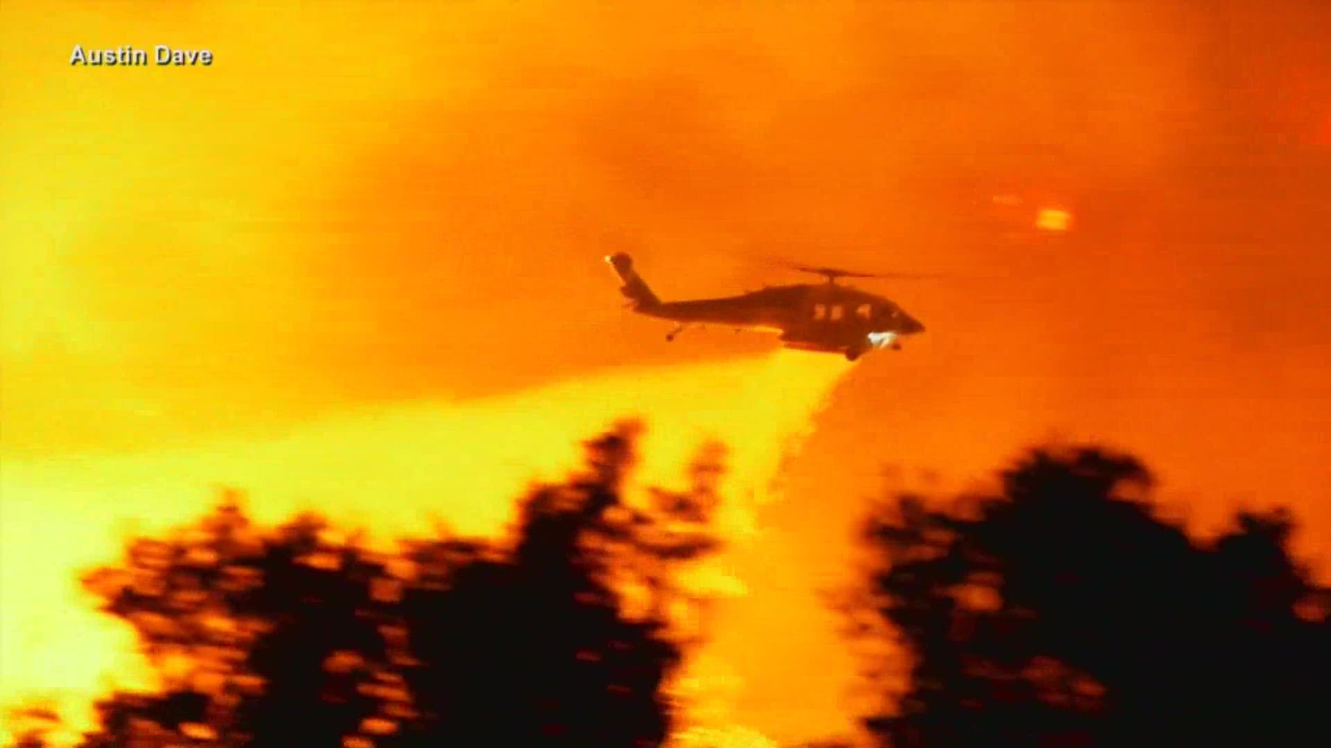 Wildfires in Northern California are leading to wild weather, even a fire tornado