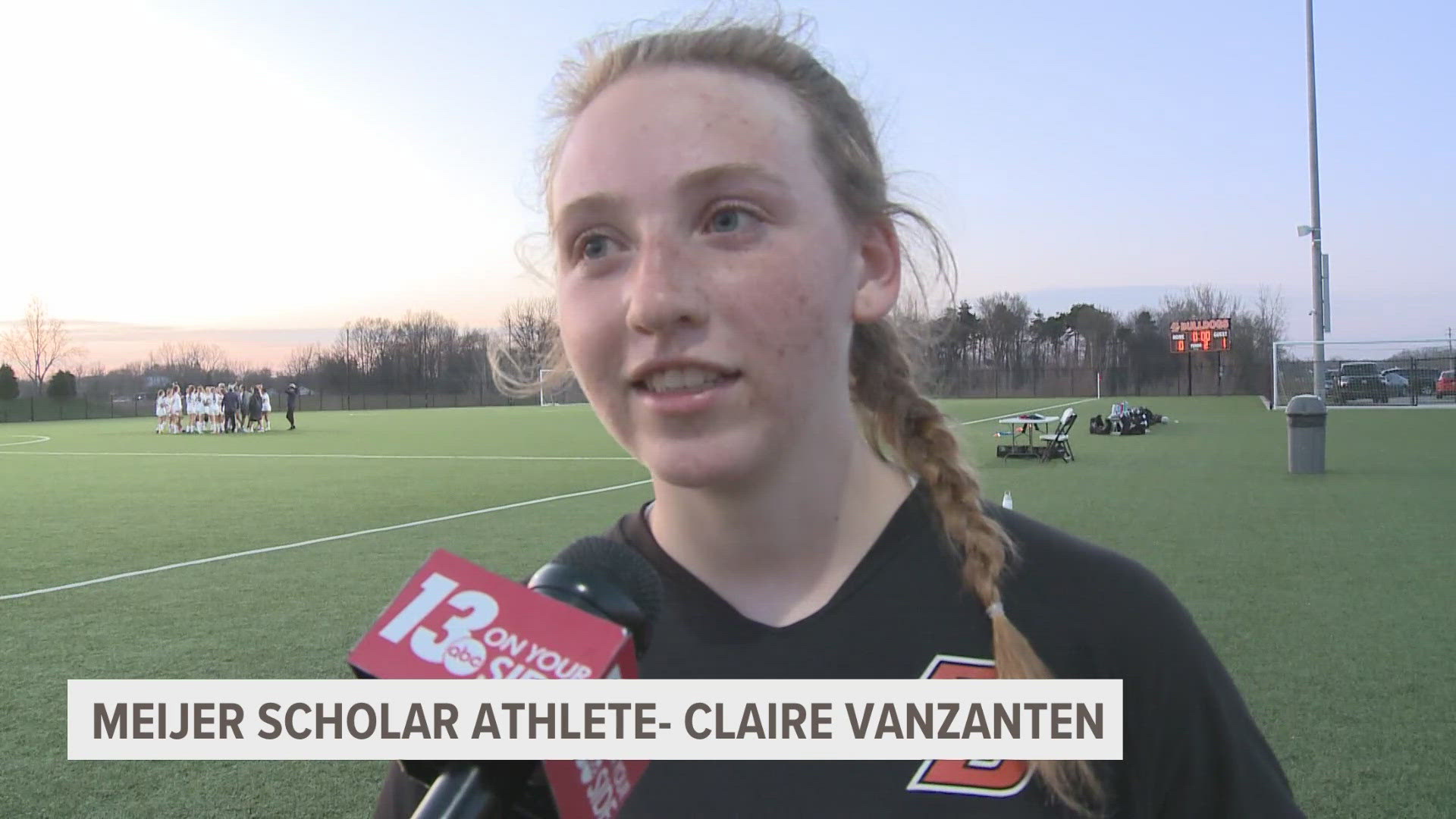 VanZanten is a top player for Byron Center's soccer team, along with being a stellar student.