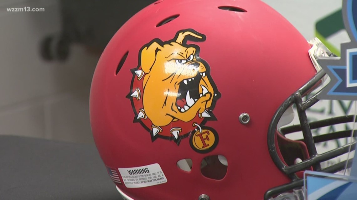 ferris state football helmet