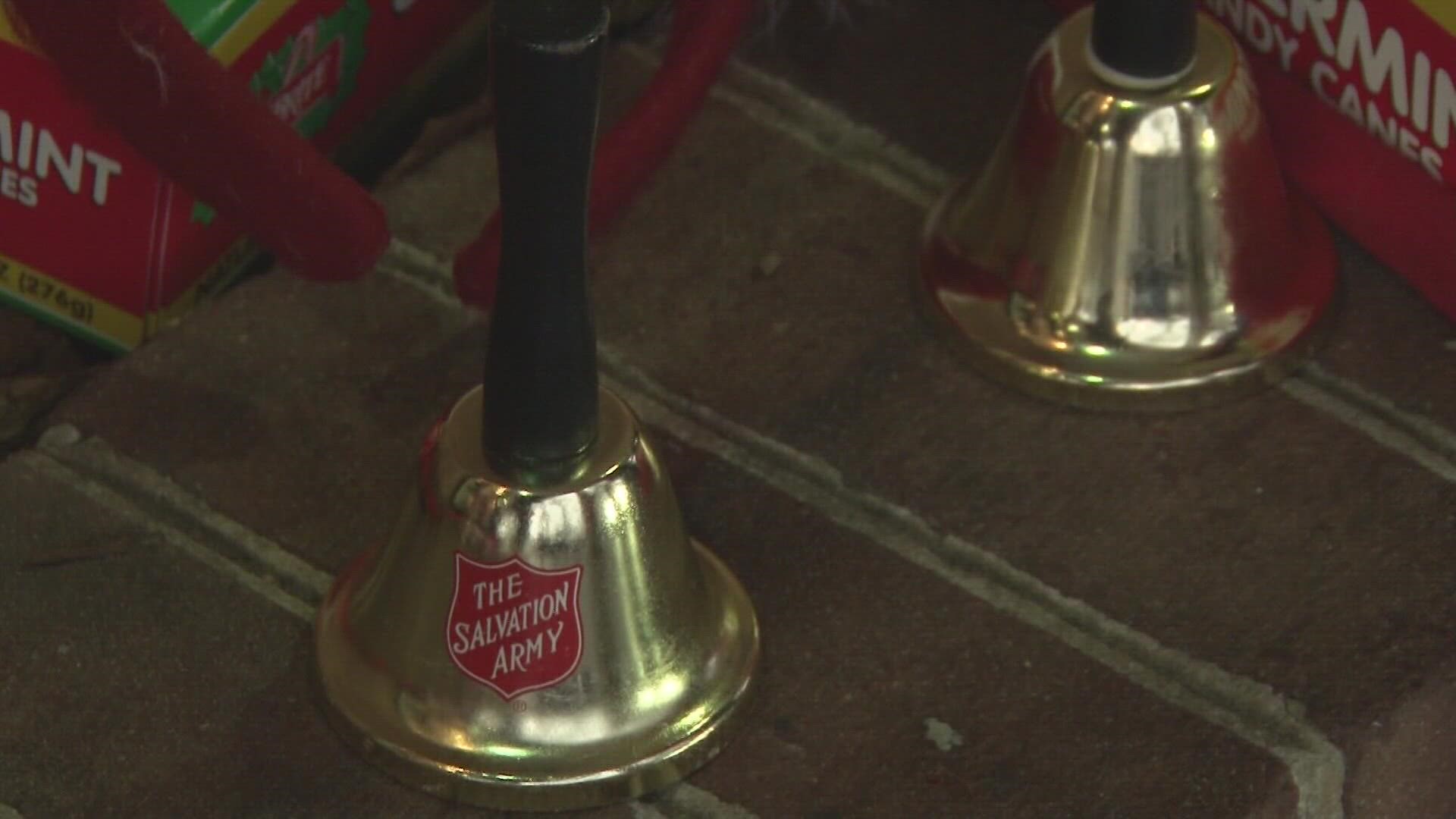 Shoppers will soon be greeted by the sounds of Salvation Army bells.