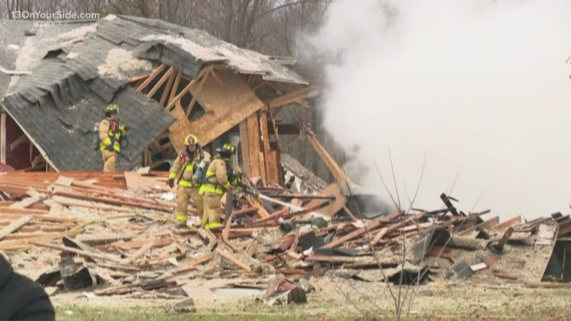 A 17-year-old and his father were injured when their house exploded Tuesday afternoon. They were taken to an area hospital after being burned on their hands and face