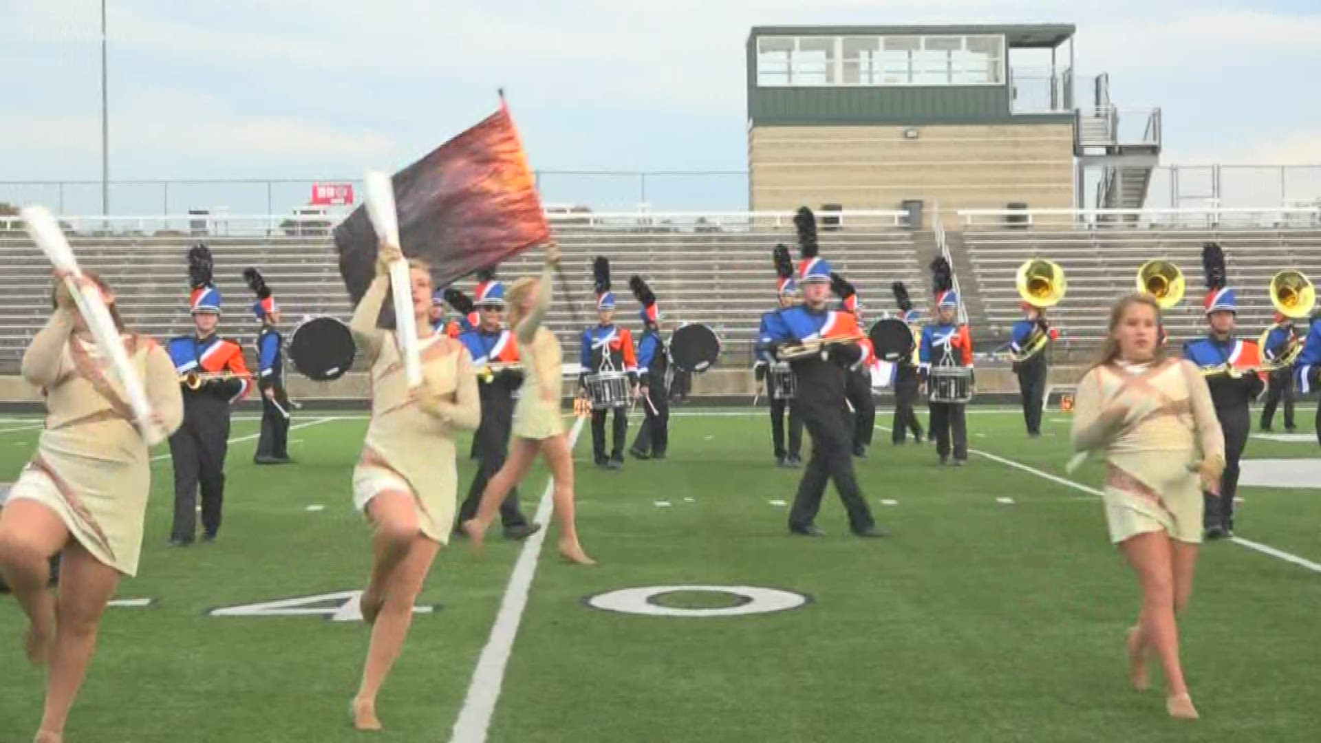 West Michigan high schools host marching band competitions