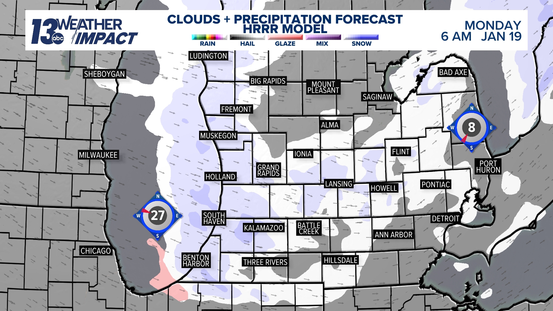 WINTER STORM WARNING | Blowing snow, strong winds and frigid air to ...