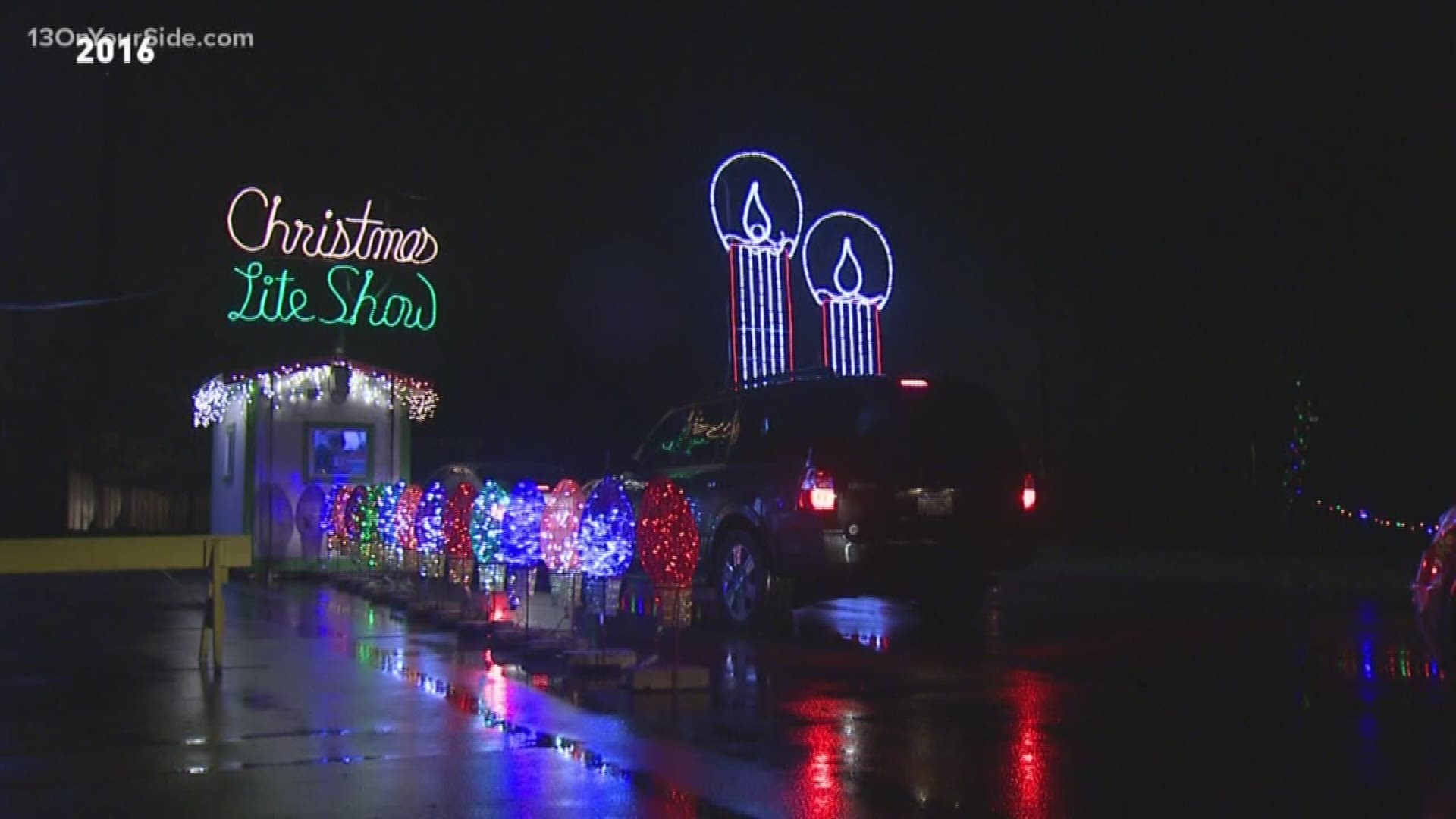 13 ON YOUR SIDE's Shanna Groves gets a chance to check out Fifth Third Ballpark's twinkling light spectacular.