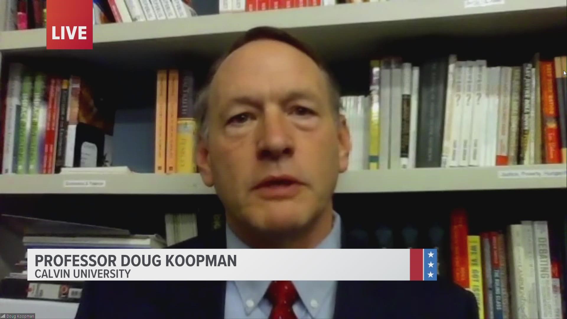 Political science professor at Calvin University, Dr. Doug Koopman, joined 13 ON YOUR SIDE to analyze the latest midterm election results.