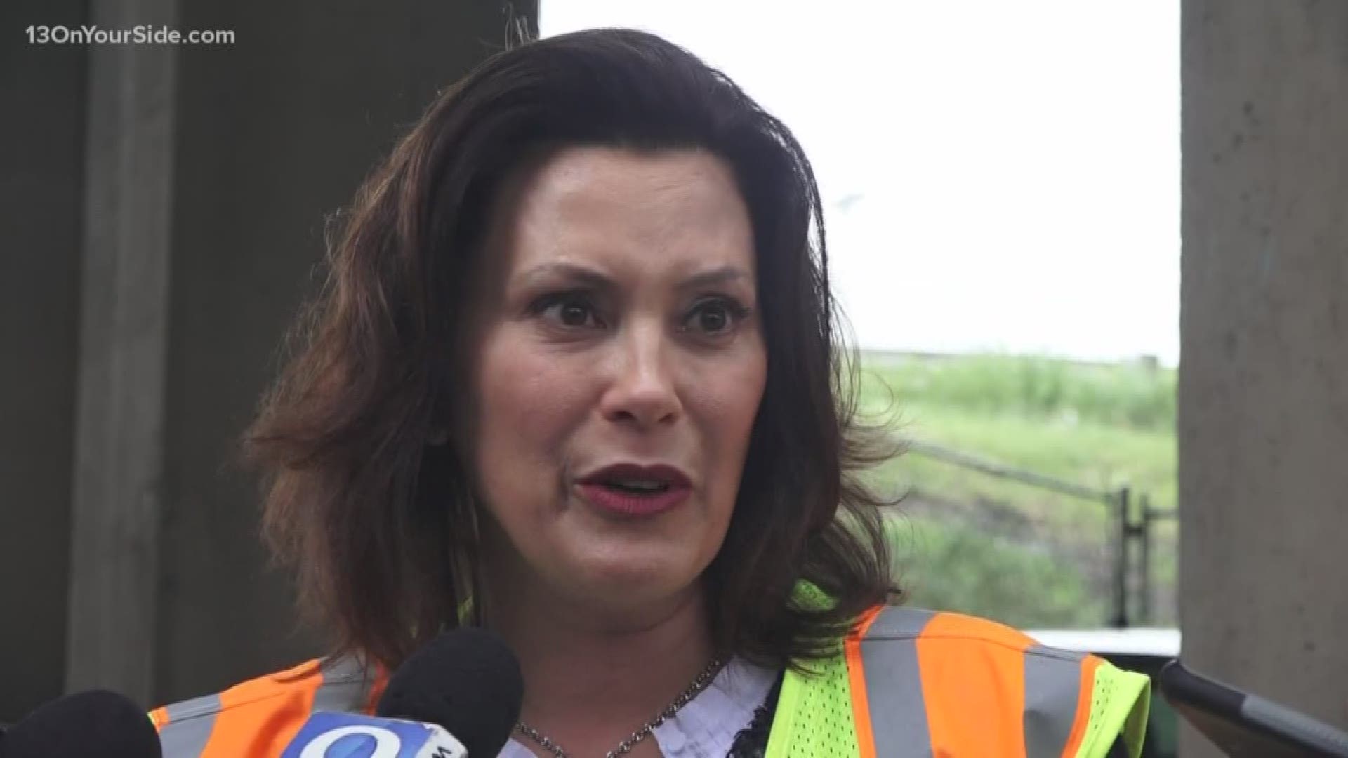 Whitmer calls for road funding in Grand Rapids