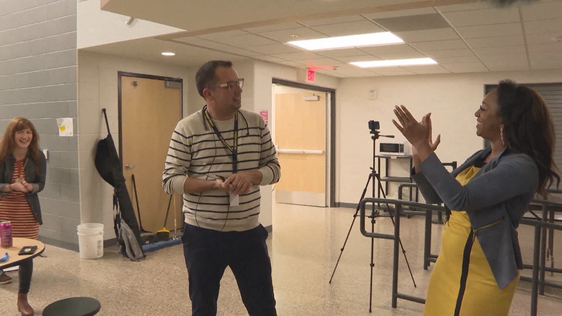 Our next Teacher of the Week is passing on his love of music to hundreds of students at Tri County schools.