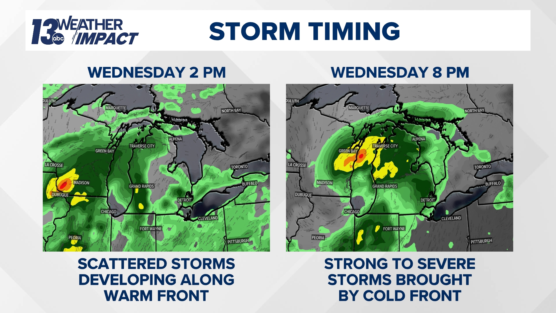 Tracking potentially severe storms in West Michigan later this week ...