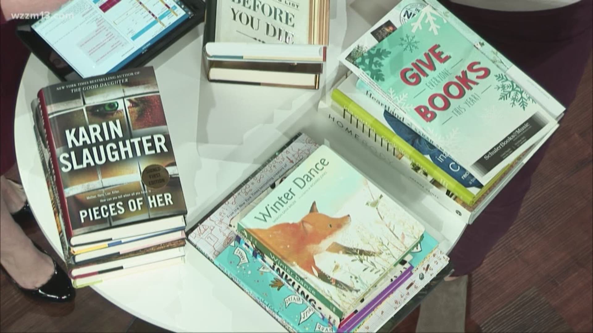 Alana Haley from Schuler Books tells the weekend crew why books are good gifts!