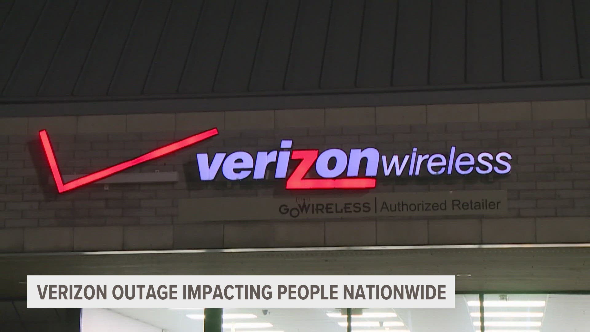 More than 100,000 Verizon users reported issues with their cell service on Monday morning, according to an online outage tracker.