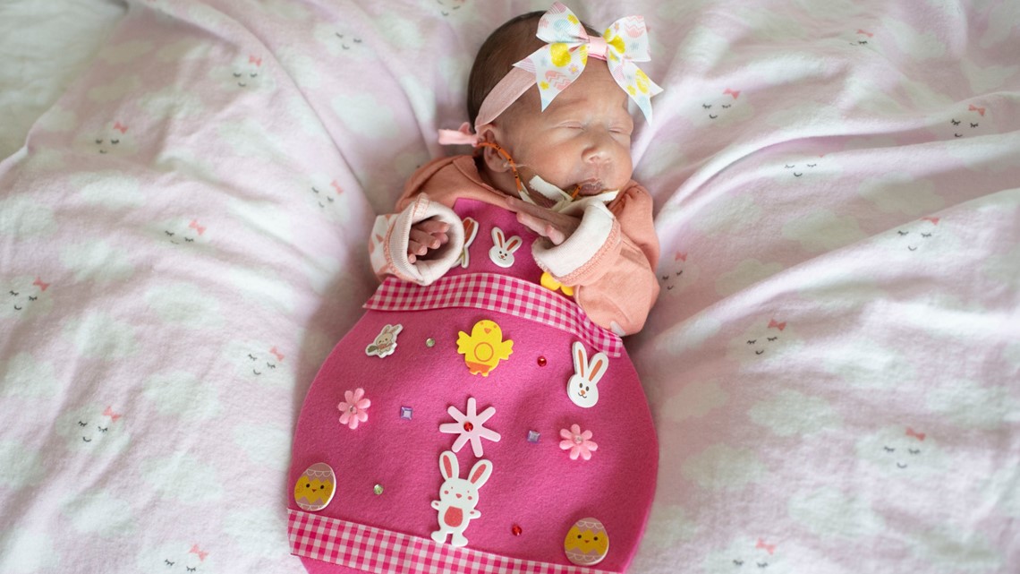 Helen DeVos Children's Hospital celebrates Easter in the NICU | wzzm13.com