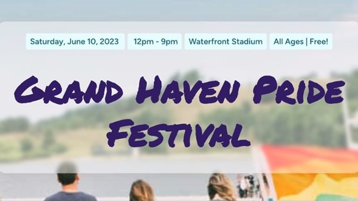 Community members voice opposition to Grand Haven Pride Festival