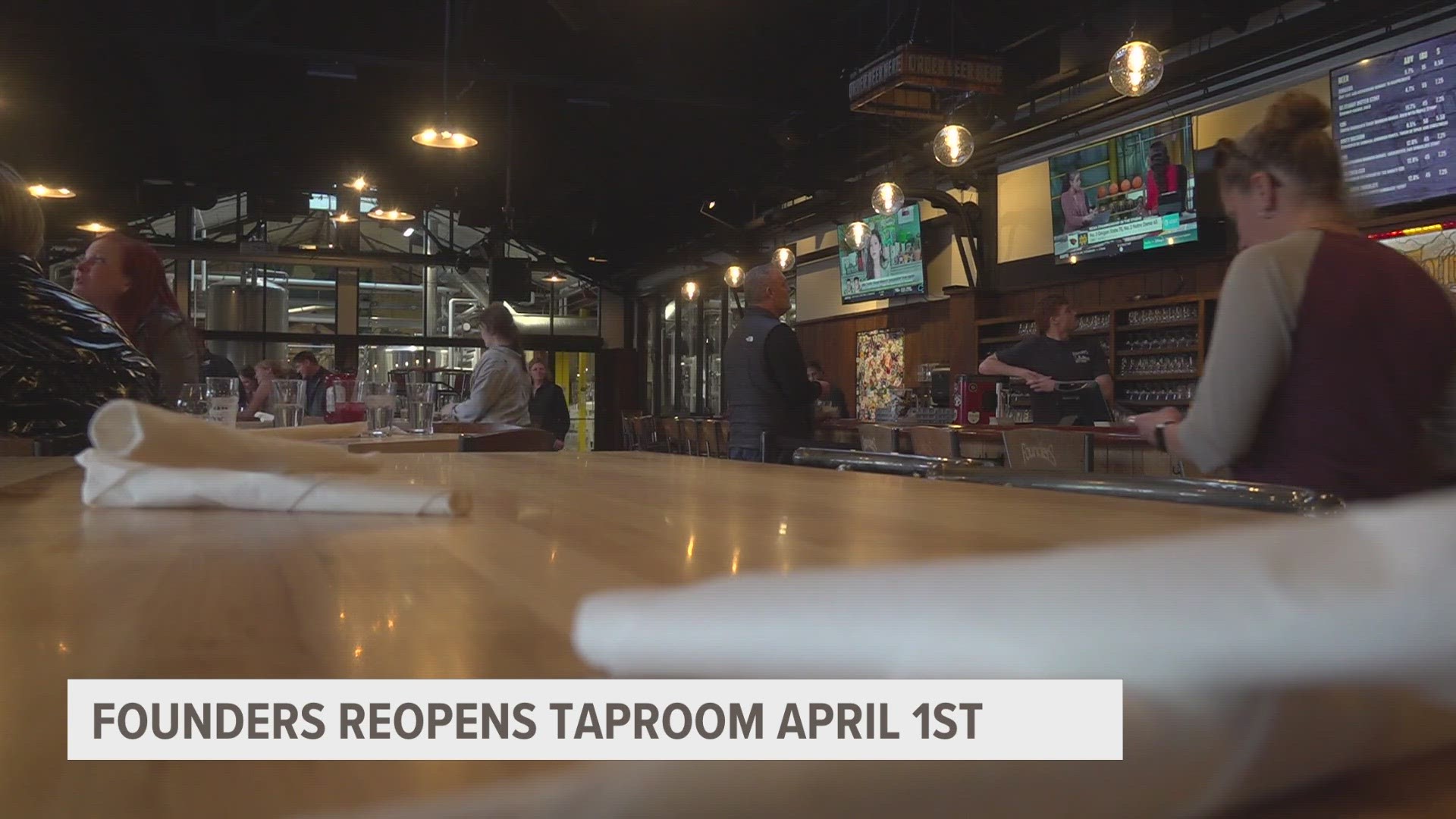 The taproom has been closed for renovations. Now, they're getting ready to reopen.