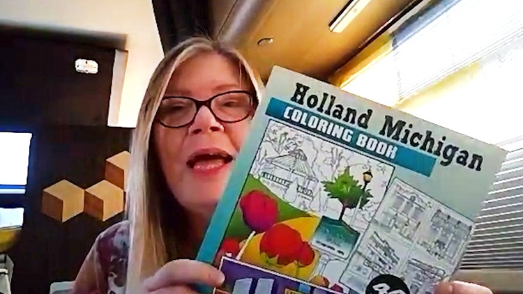 Woman creates Holland coloring book to remember city she loves