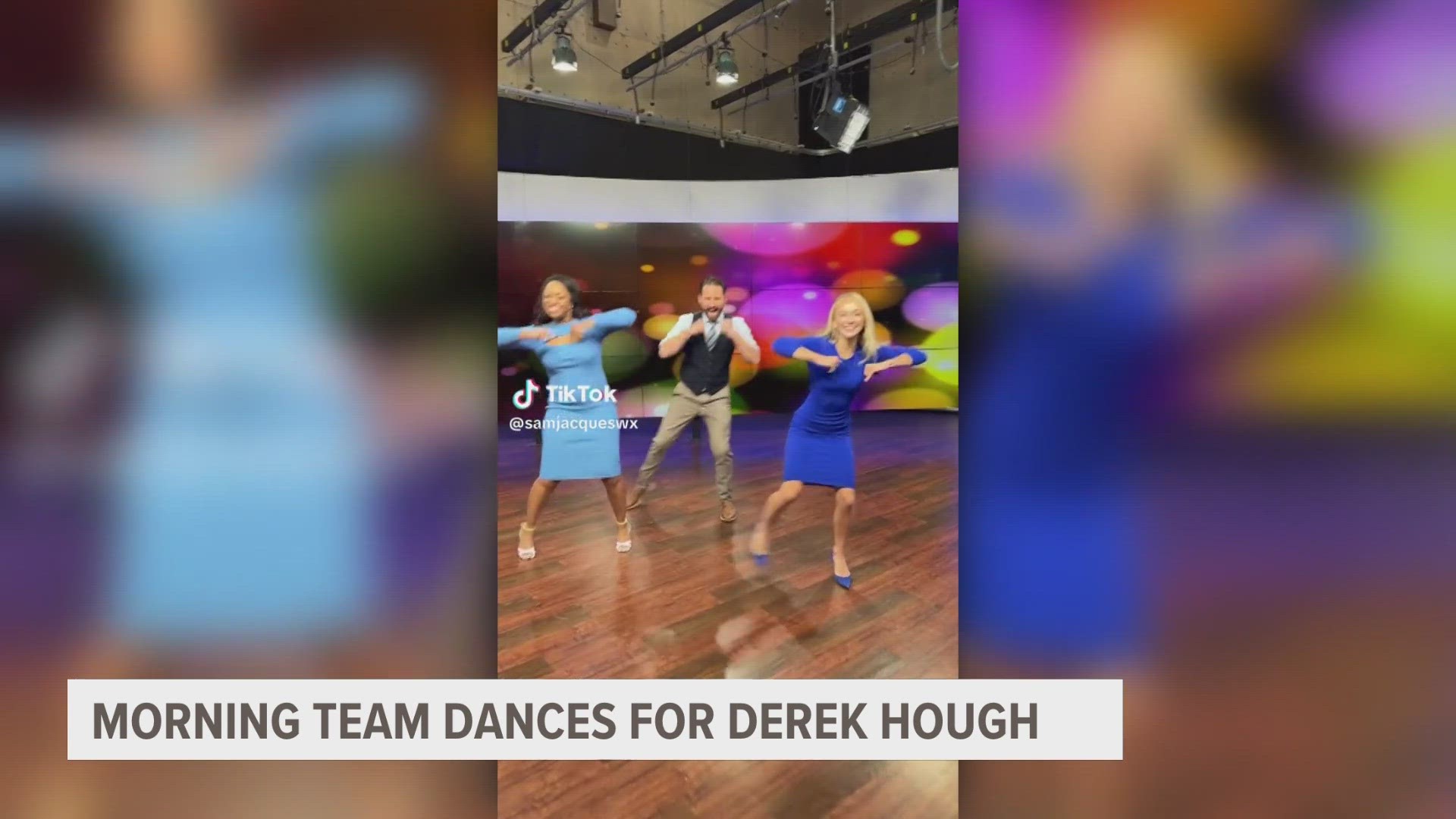 Derek Hough, of Dancing With the Stars fame, joined the 13 ON YOUR SIDE Morning Team to talk about his upcoming show and to judge the team's latest dance.