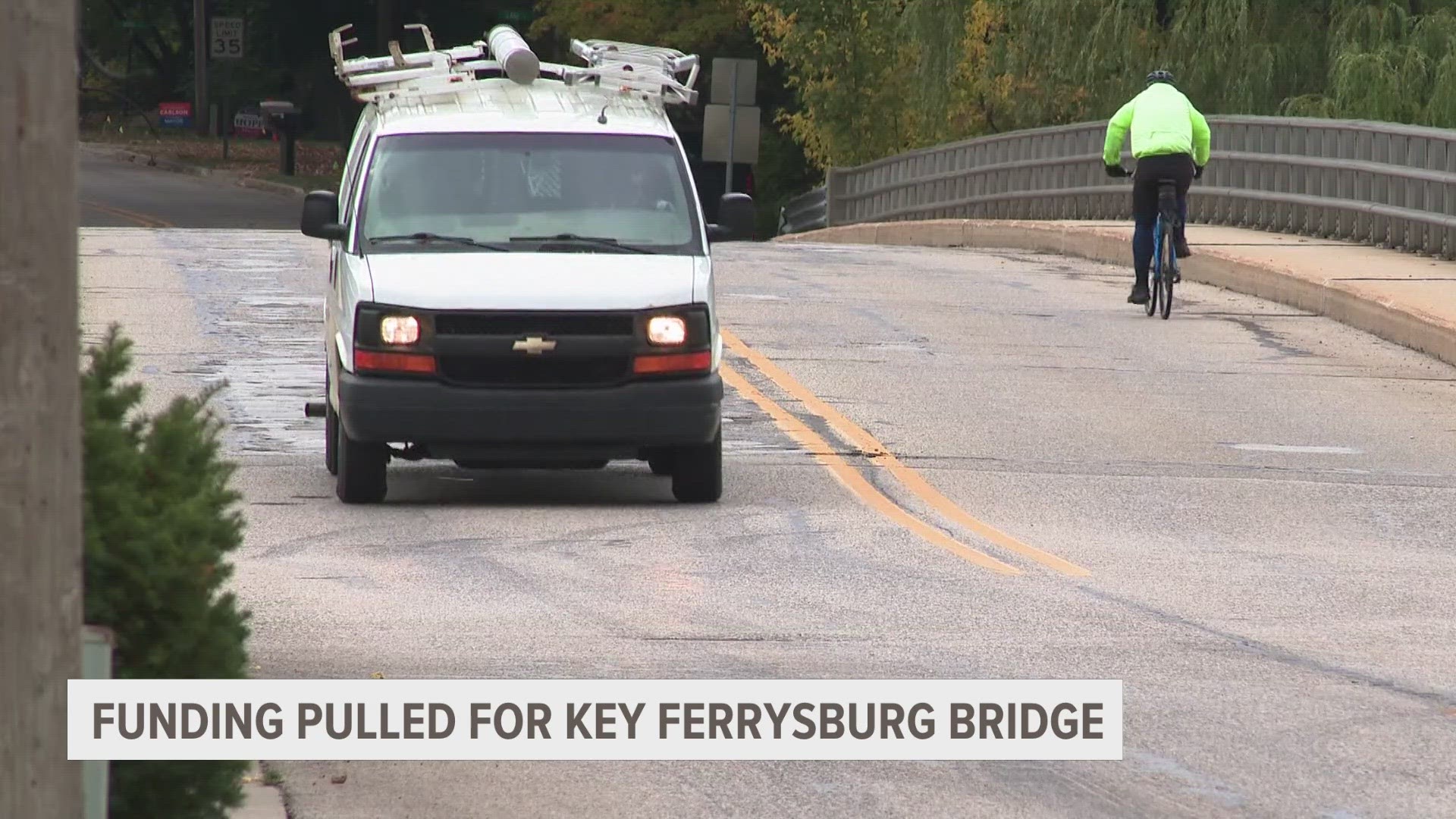 The Smith's Bridge in Ferrysburg may be small, but it's a big deal for those who live in the area - those like Kim Senior.