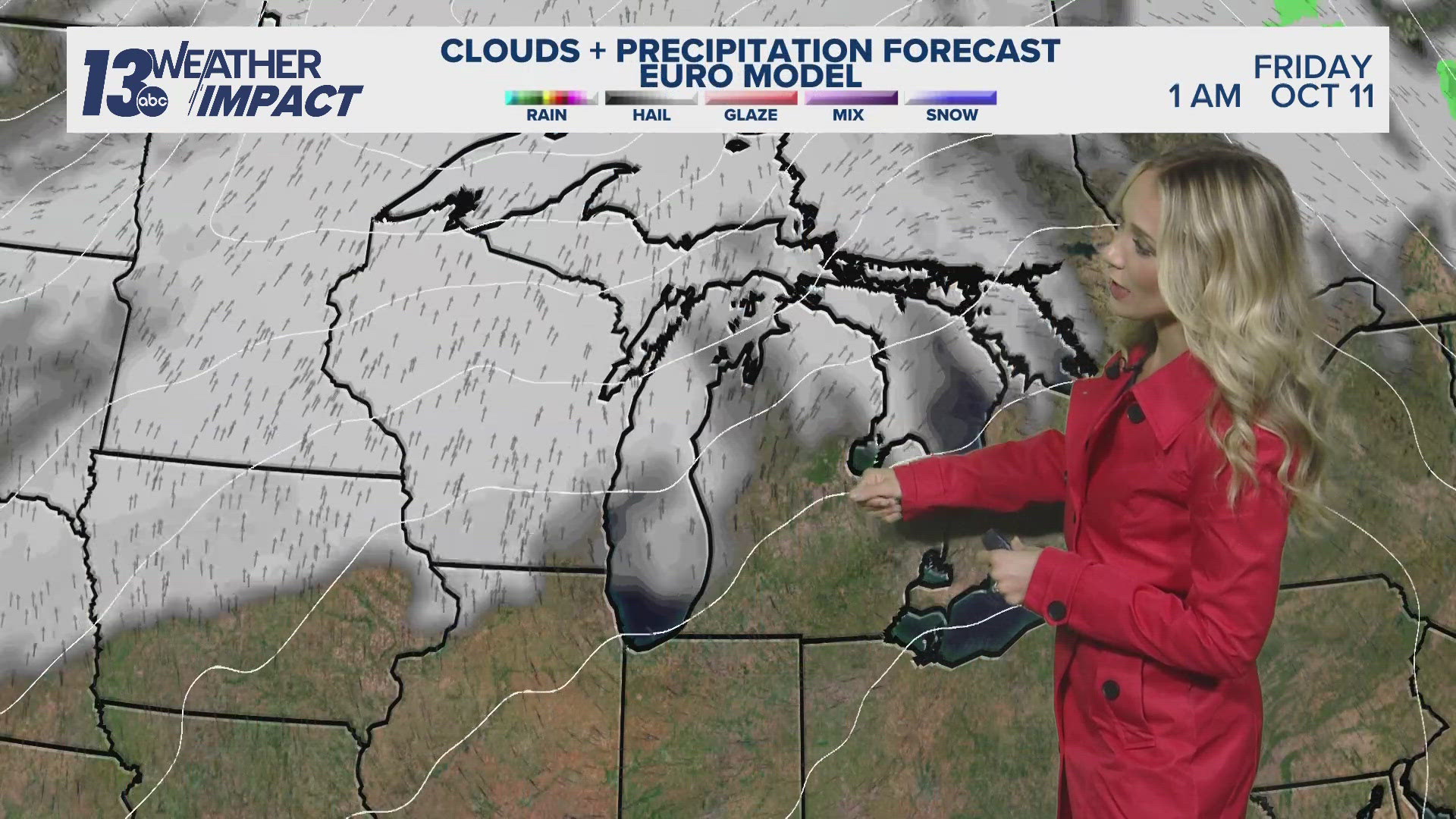 Dry weather continues while temperatures drop to frost levels mid-week.