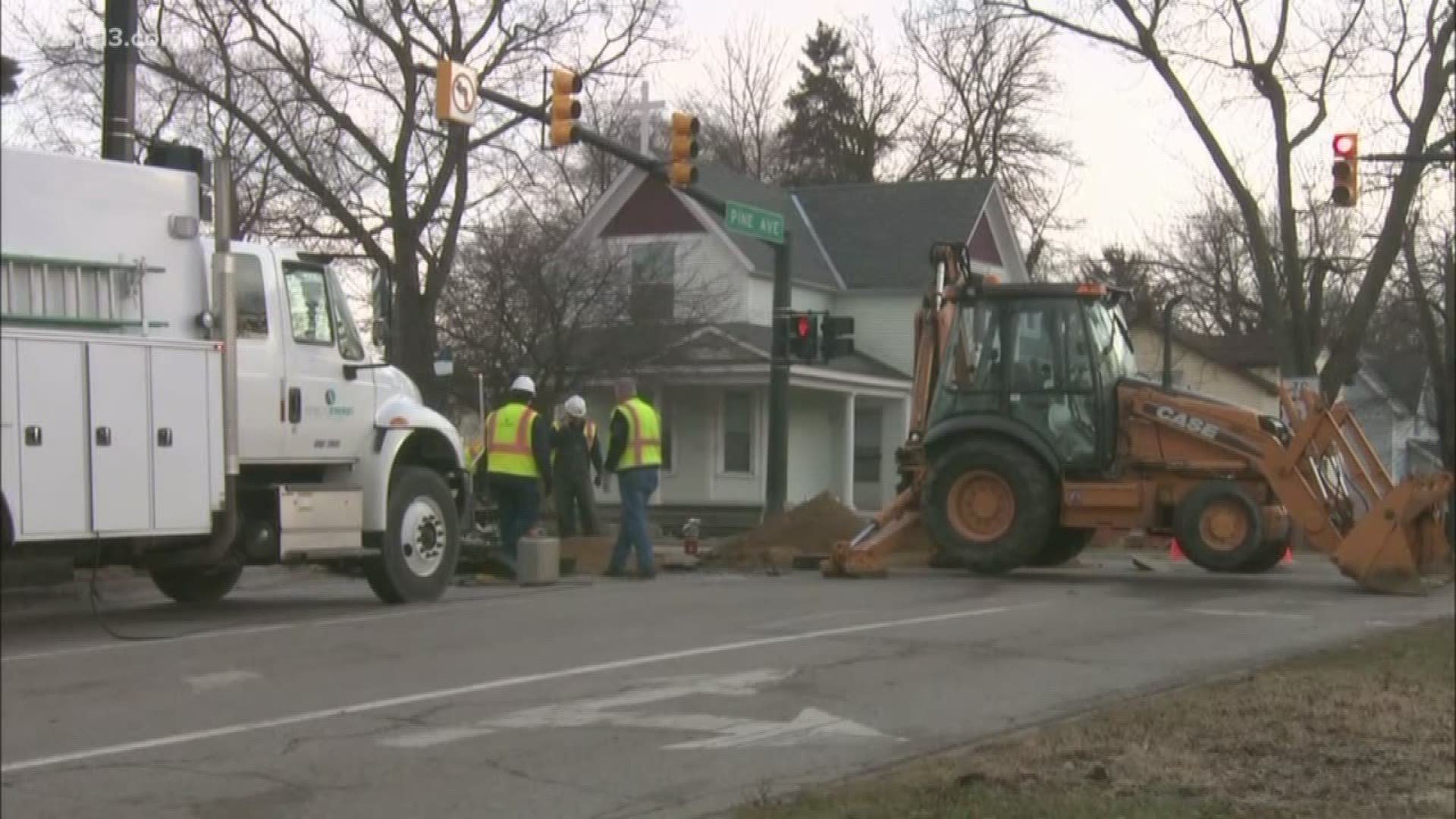 Repairs on Holland gas pipe continue