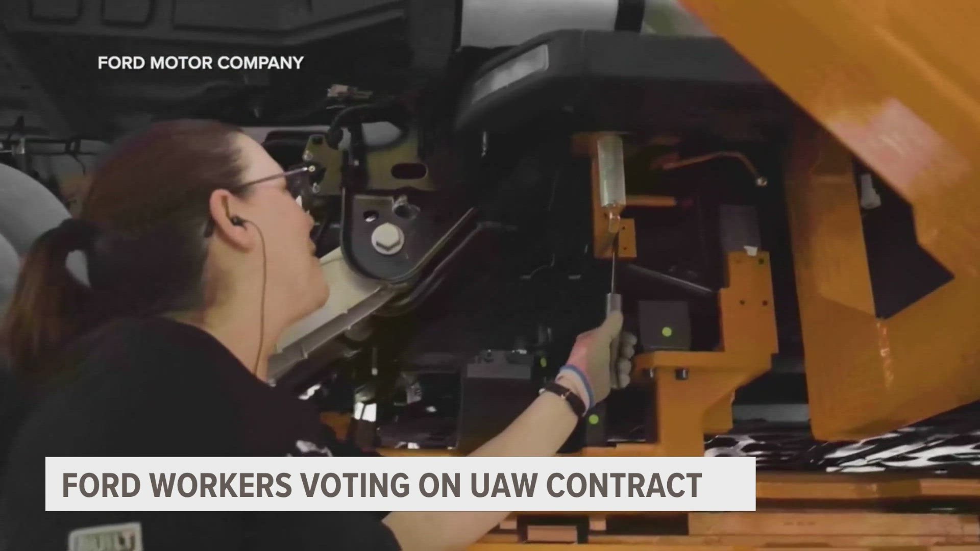 Ford workers are voting on the tentative UAW contract.