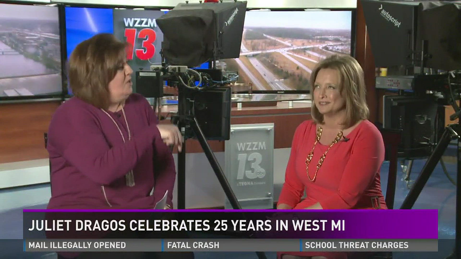 Juliet Dragos celebrates 25 years at WZZM 13 | wzzm13.com