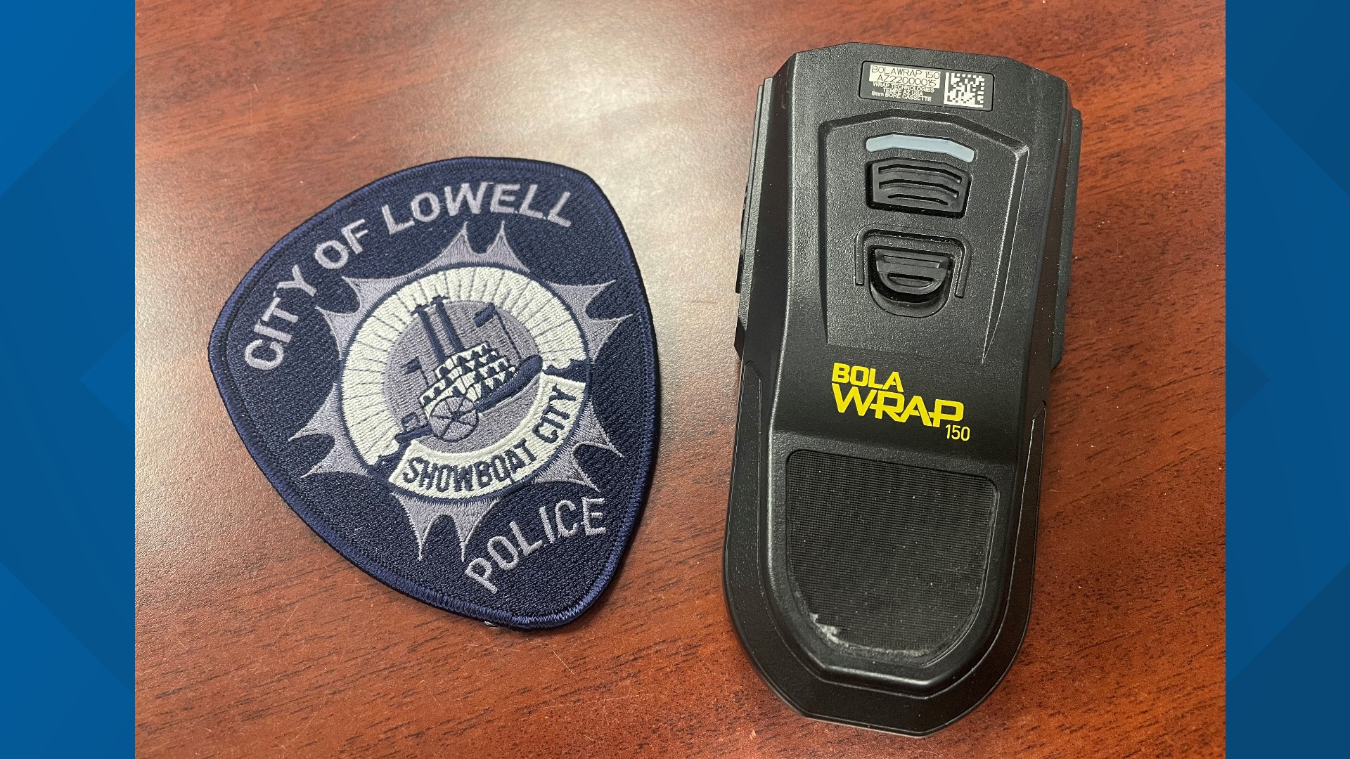 All eleven officers on the force are carrying the BolaWrap 150. It's a handheld remote device that expels a cord to restrain suspects from a distance.