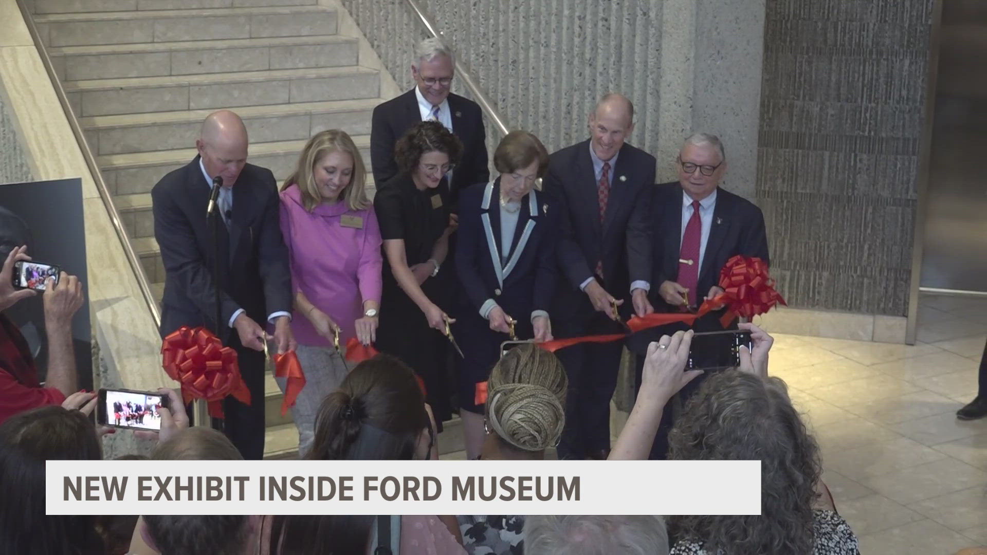 The "Ford at 50" exhibit is now open.