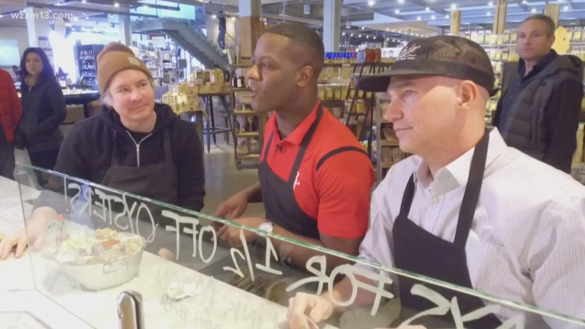 In this edition of "Let's Eat", Dave Kaechele and James Starks find out what it's like to have some of West Michigan's greatest seafood.