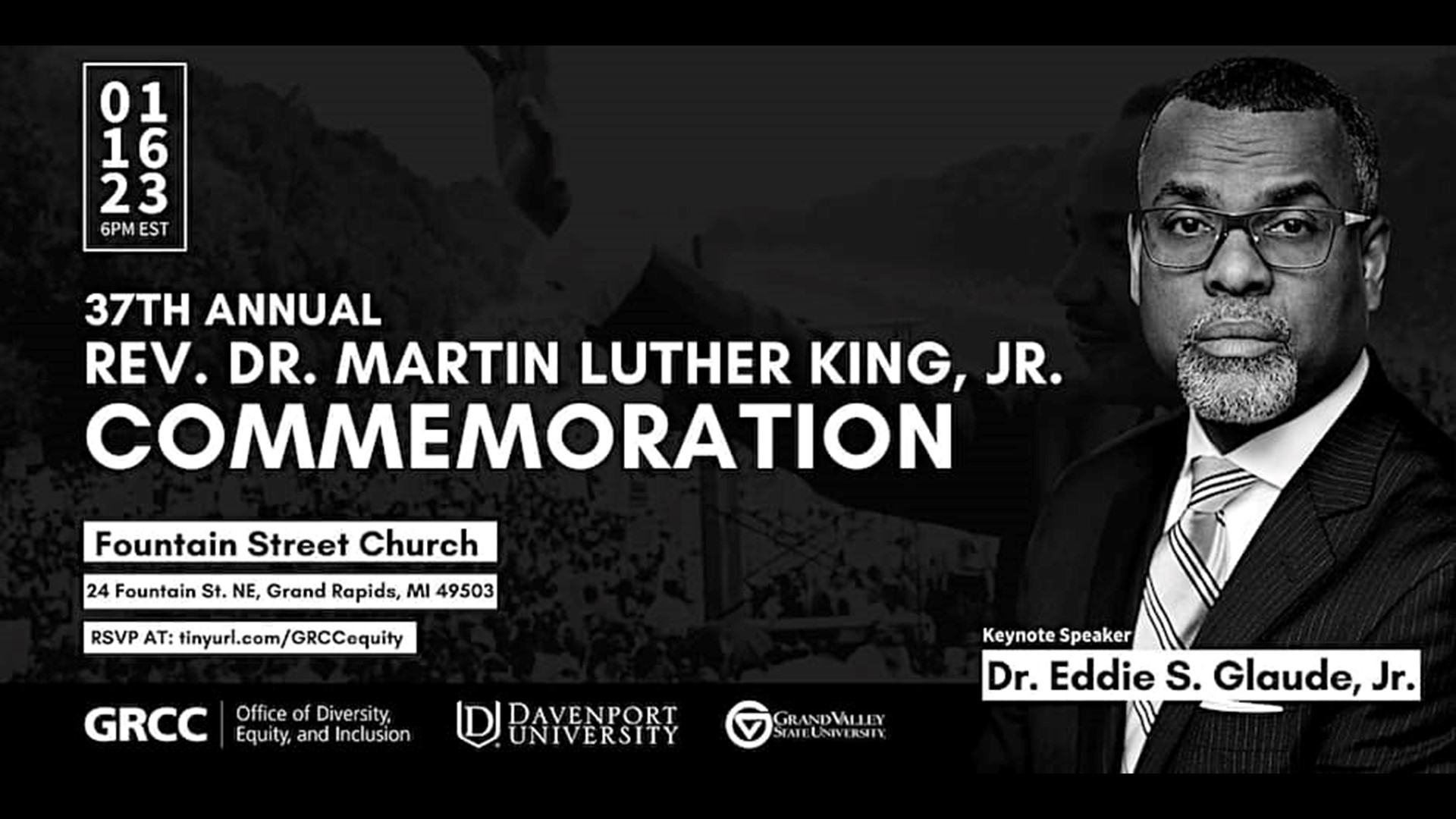 Universities in West Michigan commemorated the life and legacy of Dr. Martin Luther King Jr. Monday night.