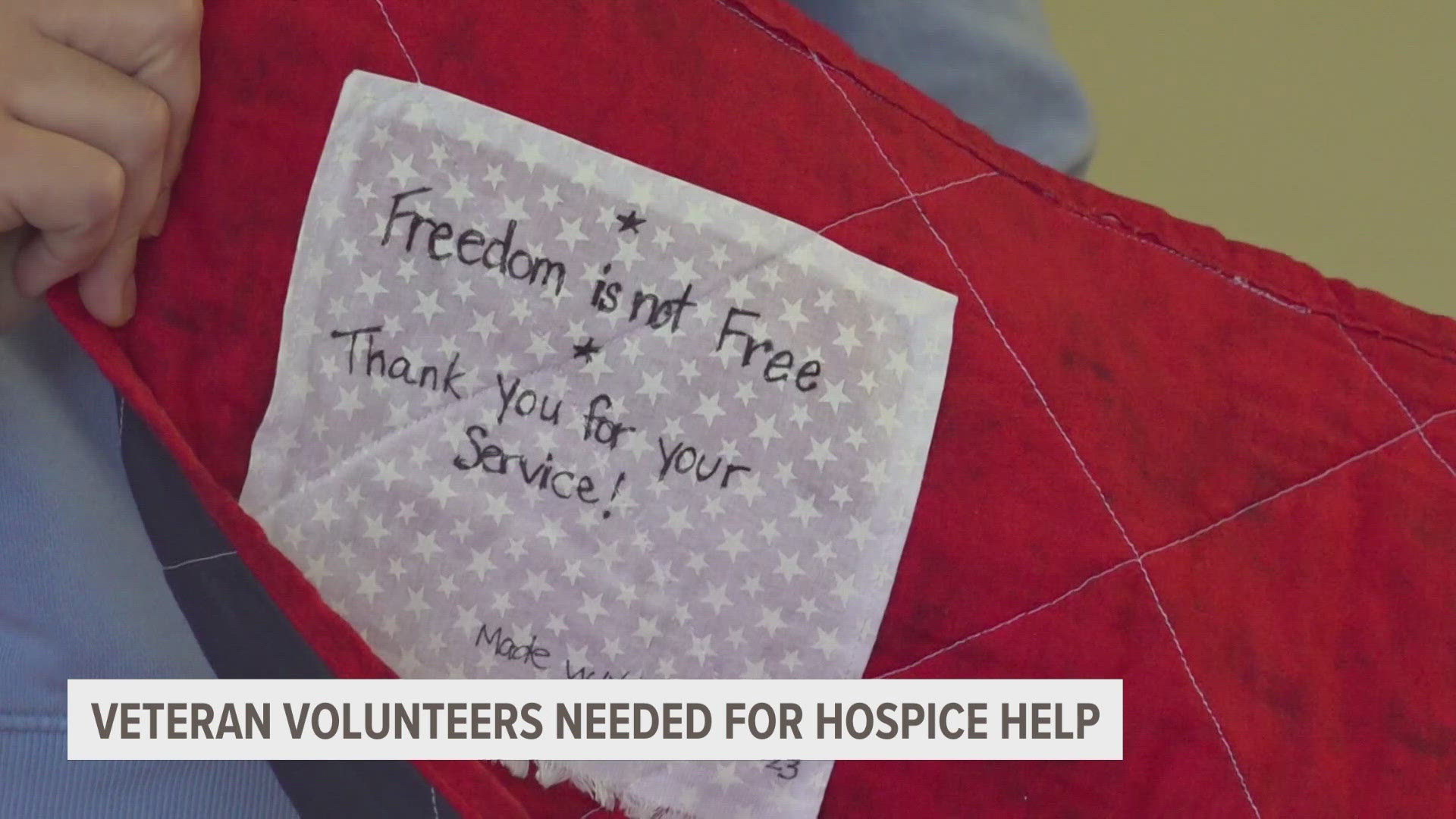 Hospice of Michigan is looking for veterans who want to volunteer.