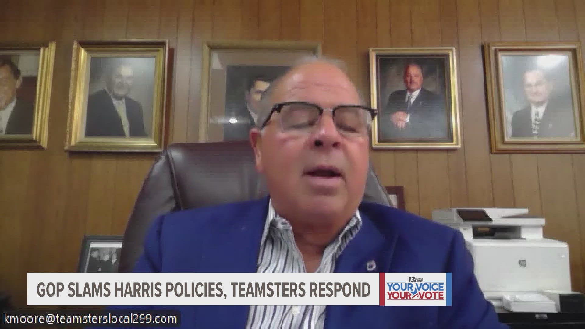 During a news conference in Lansing today, Republicans described many of Harris' policies as ineffective. Later, the Michigan Teamster's president fired back.