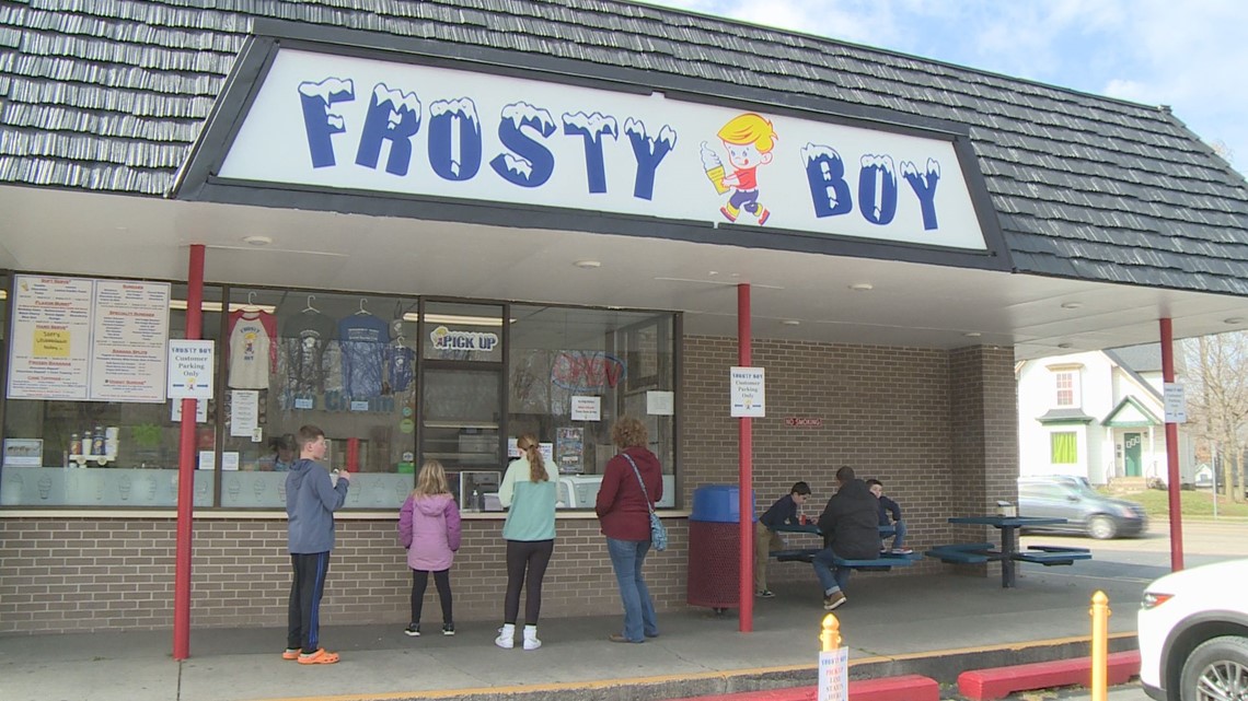 Frosty Boy ice cream shop open for the 2024 season