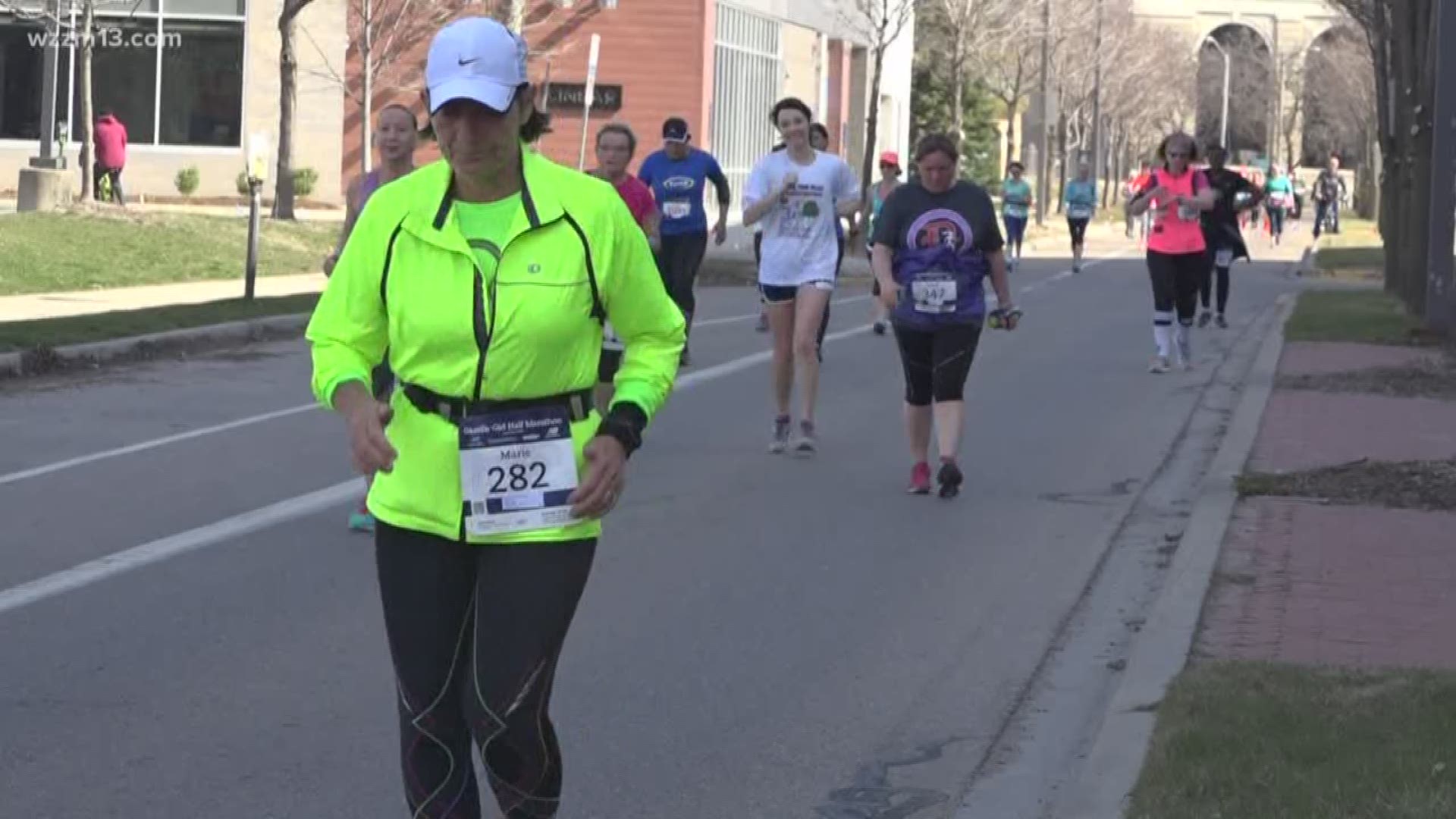 The Gazelle Girl Half Marathon takes place Sunday, April 14 in Grand Rapids.