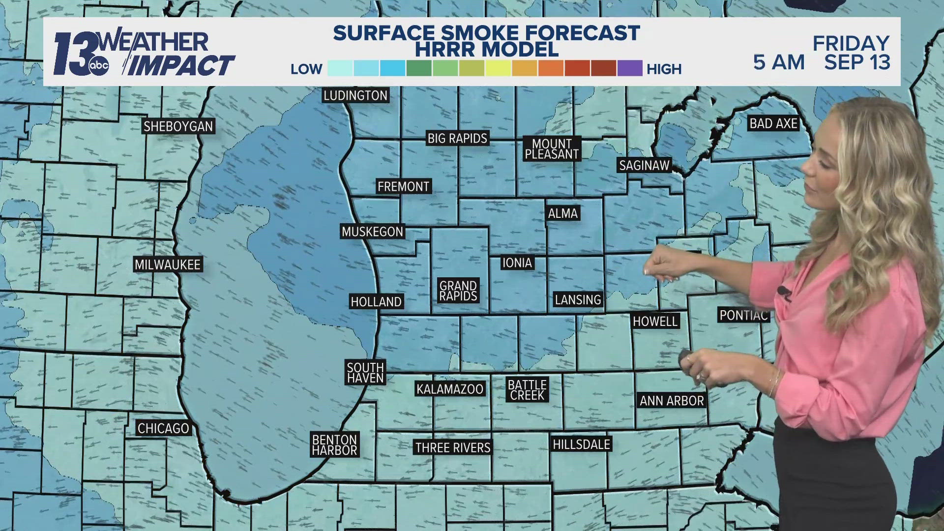 Little to no rain through September 21 as unseasonable warm weather continues.