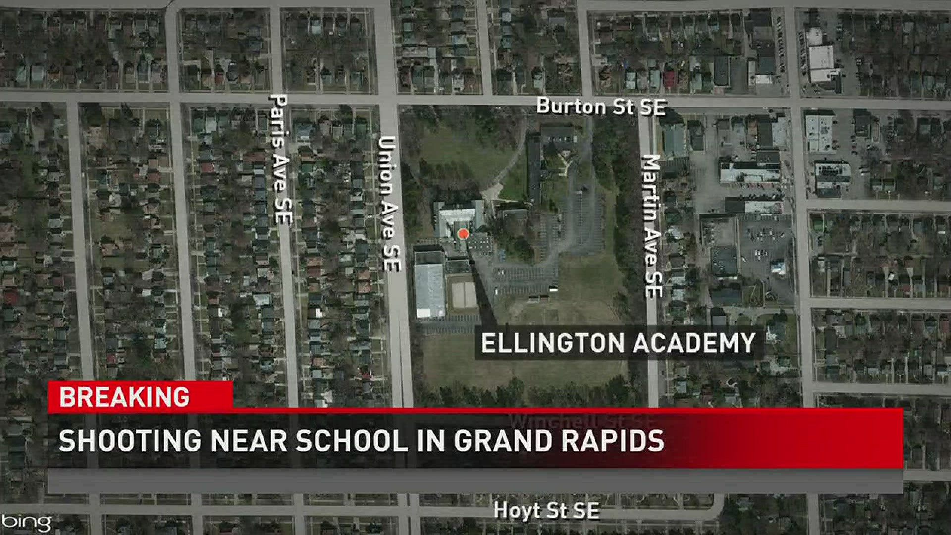 Shooting near school in Grand Rapids