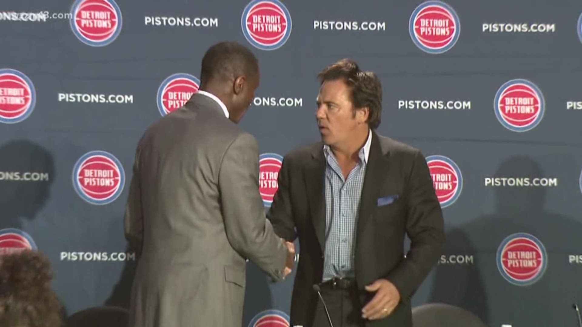 Pistons introduce Dwane Casey as head coach