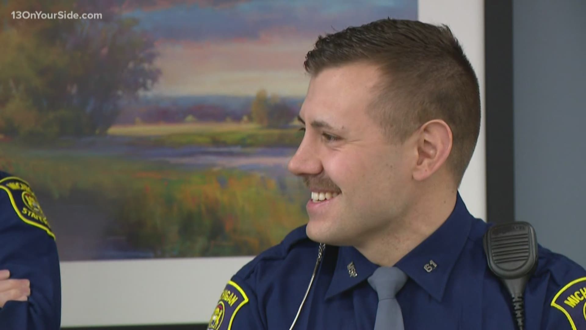 A Michigan State Police trooper gave the man who trained him the gift of life.