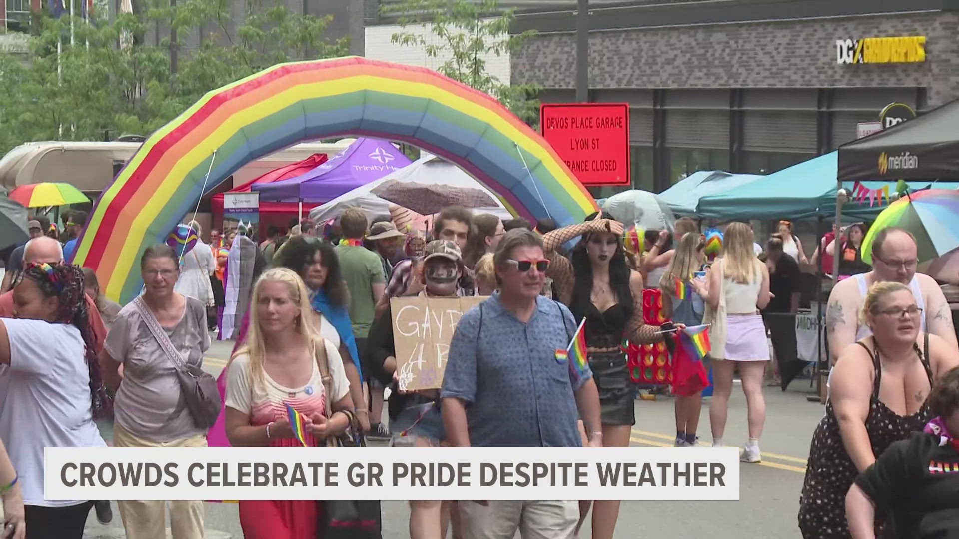 Those who attended GR Pride said the heat, rain and humidity weren't enough to prevent them from coming out and supporting one another.