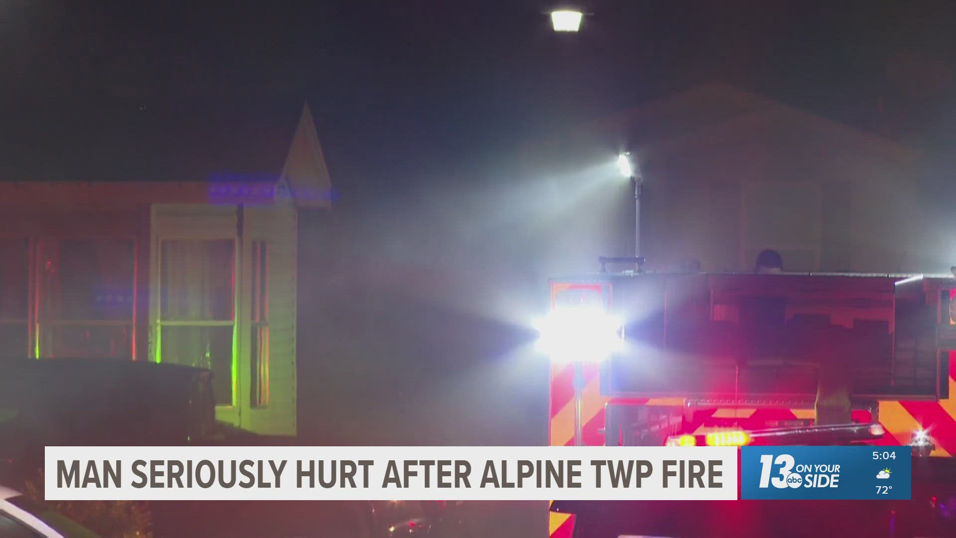 Man critically injured in Grand Rapids mobile home fire | wzzm13.com