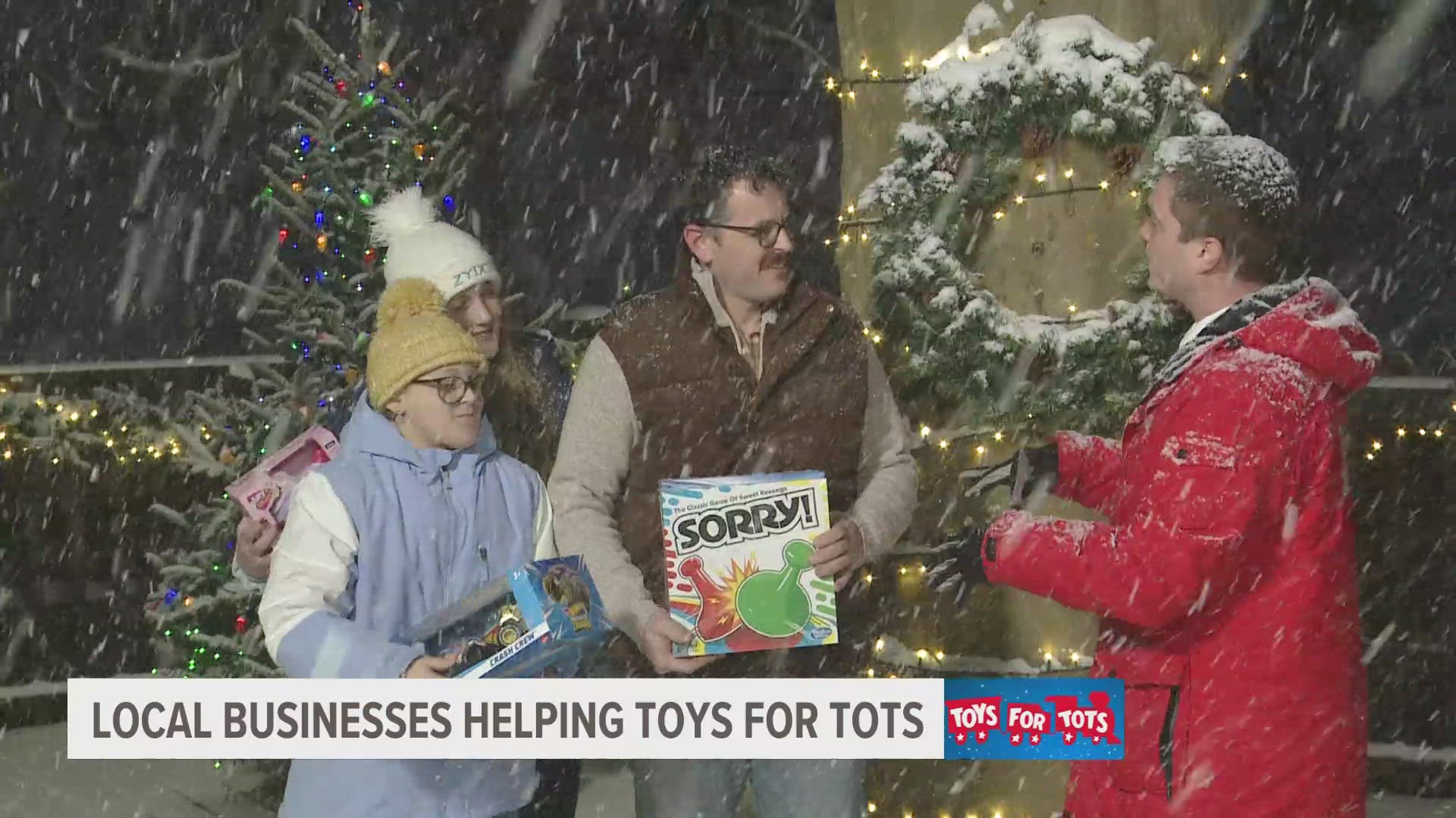 Van Hill Furniture in Zeeland says taking part in the Toys for Tots toy drive each year is a way to give back to the community. 