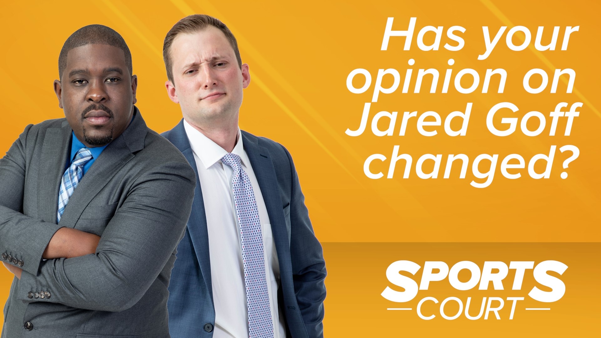 Jamal and Mark bring up all the evidence  on Jared Goff's performance for the Lions in the official court of sport.