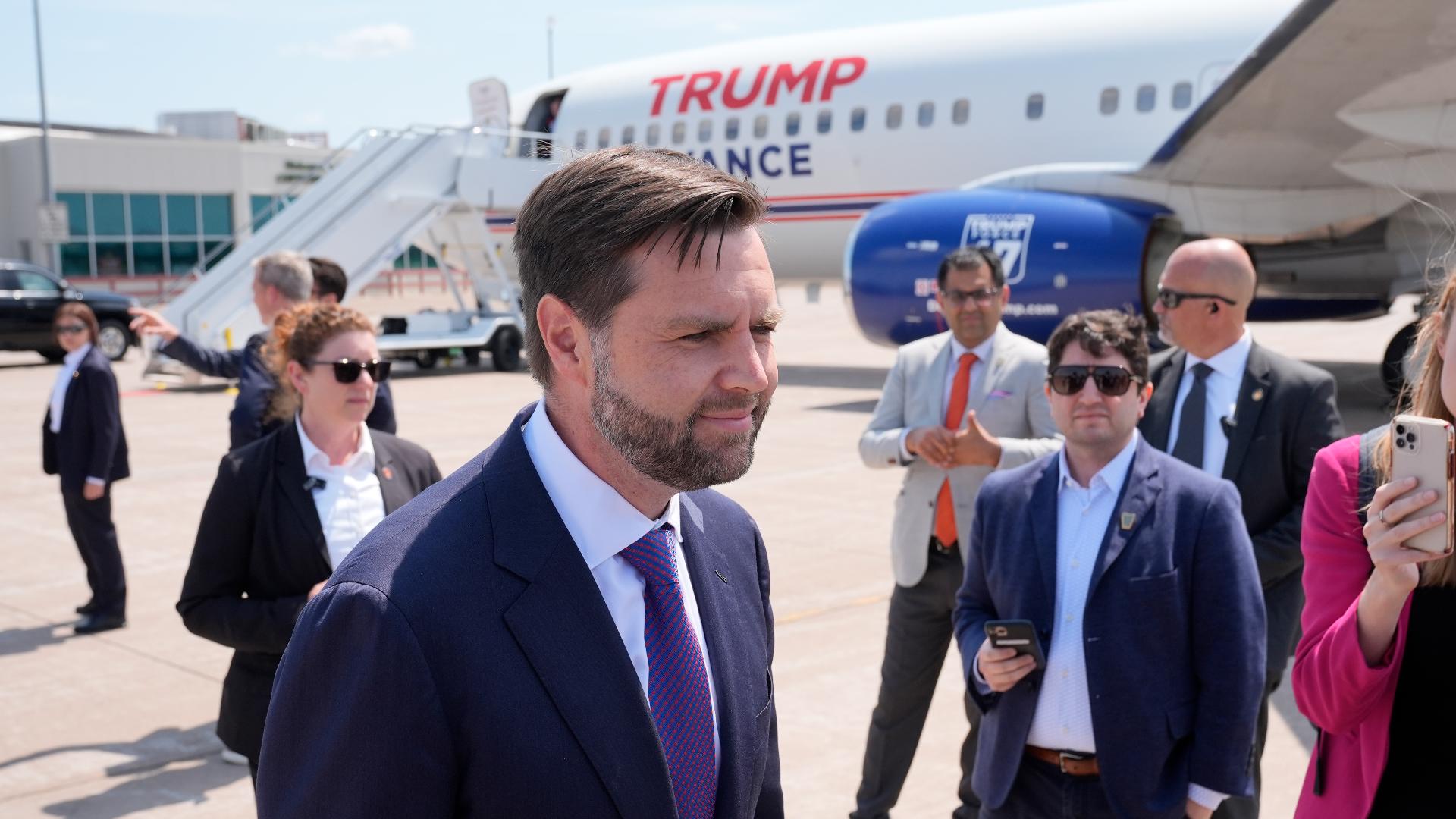 Republican Vice Presidential nominee, Sen. JD Vance campaigned in the battleground state of Michigan on Wednesday.