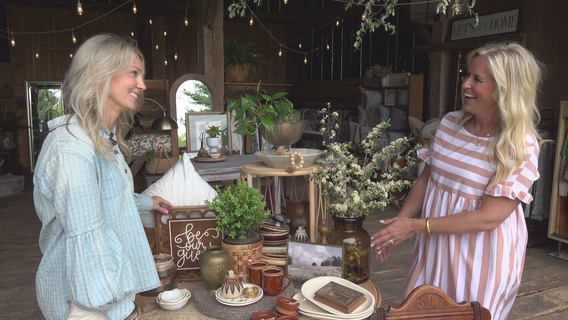 Two local moms have turned their love of thrifting into a business called Seek & Find Sisters in Grandville. It operates out of a barn built more than 150 years ago.