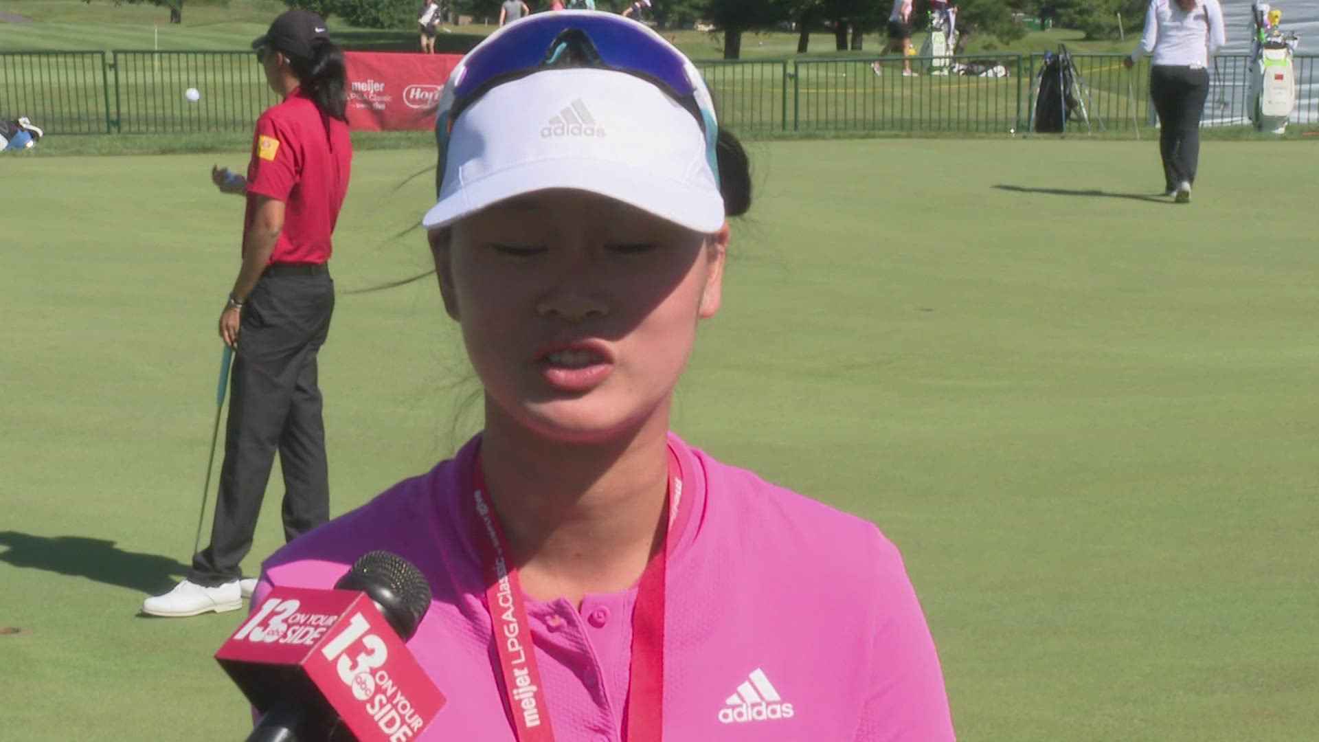 Sophia was able to reach out to a non-profit and play golf with her LPGA idols.