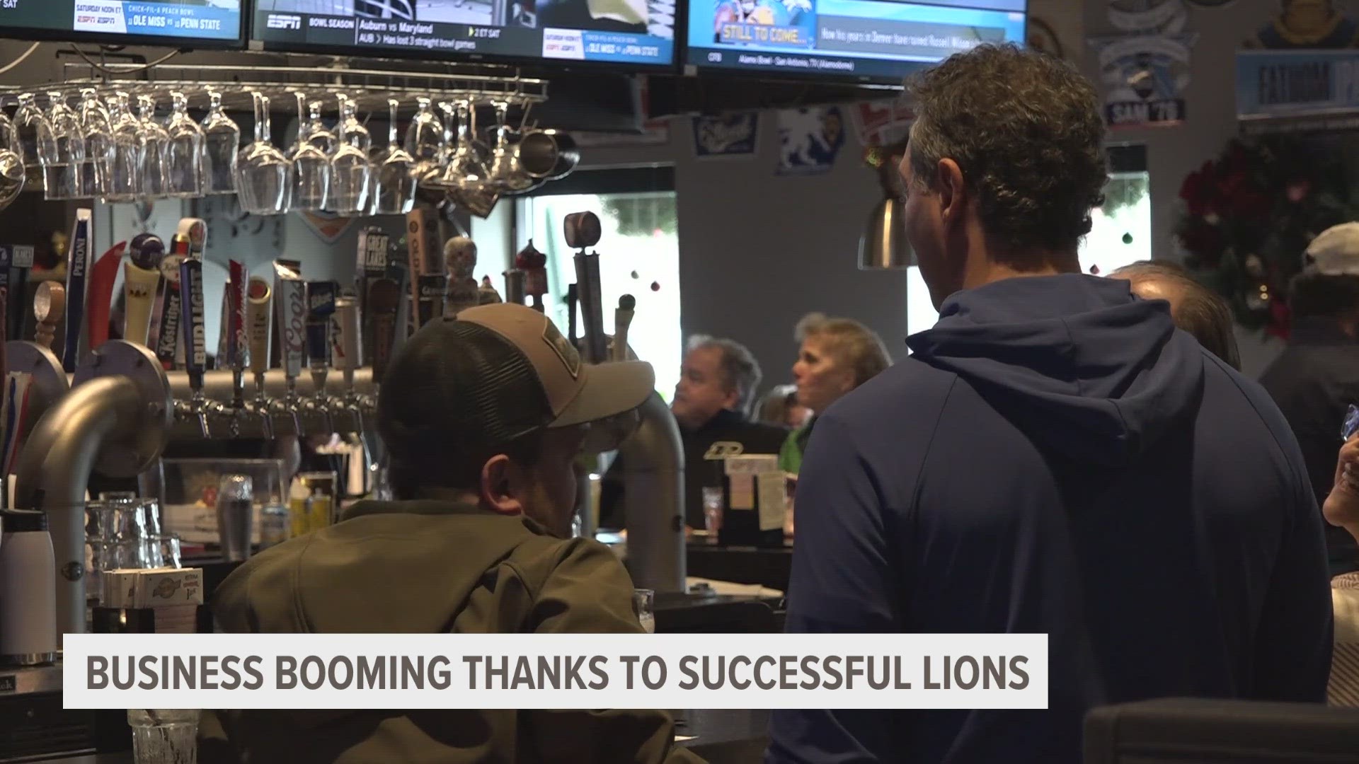 Vitale's said business has been great while the Lions have had such a successful season.