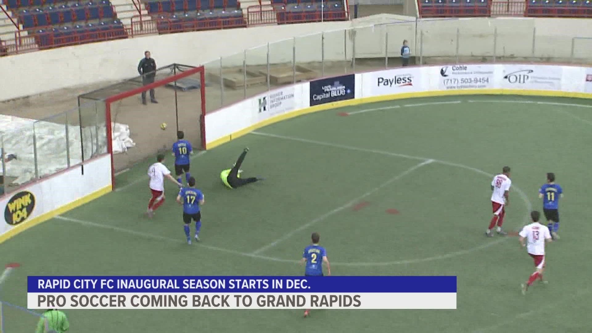 Professional soccer is coming back to Grand Rapids