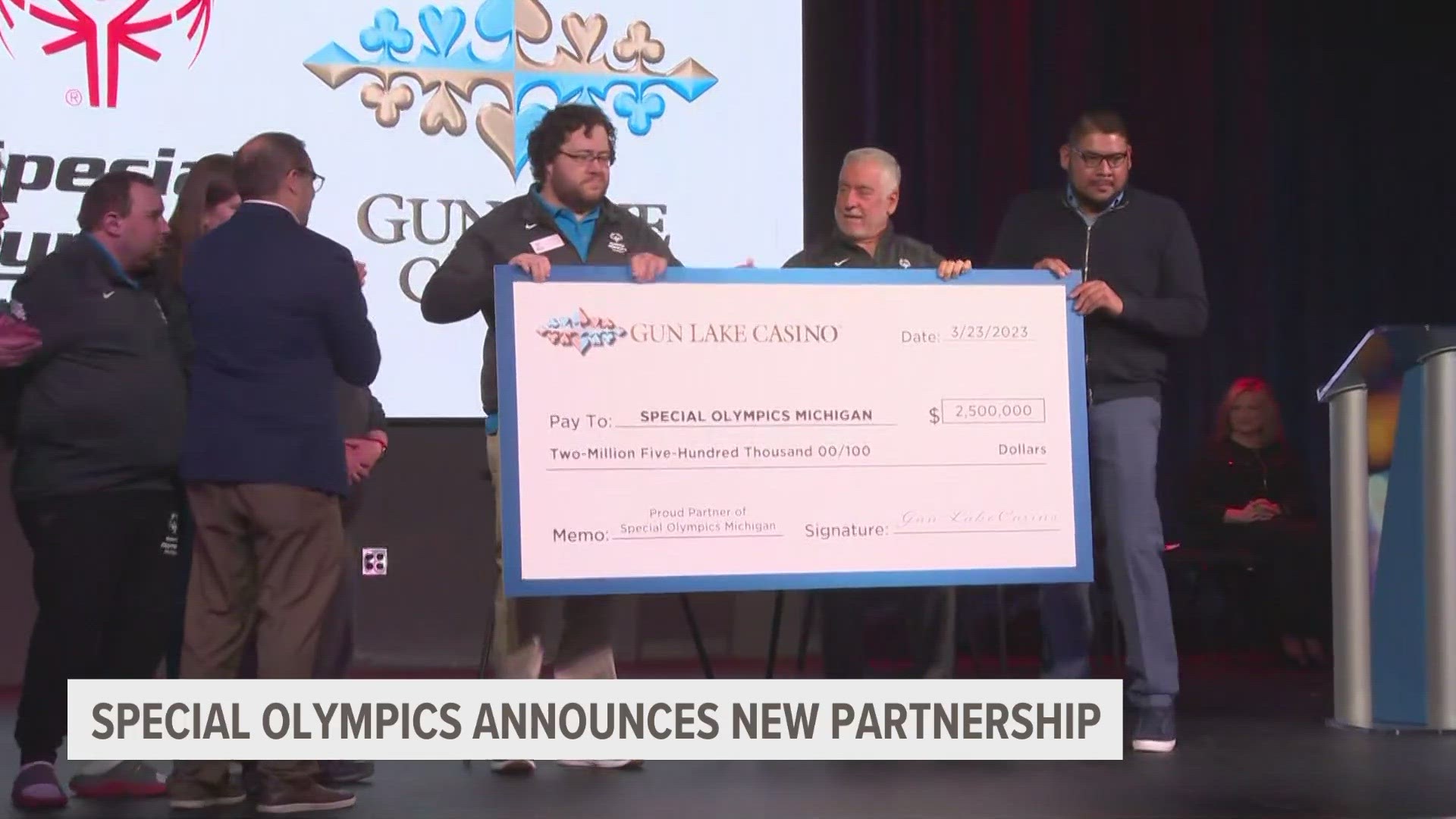 This will allow Special Olympics Michigan to improve sports competitions and initiatives for the disabled community.