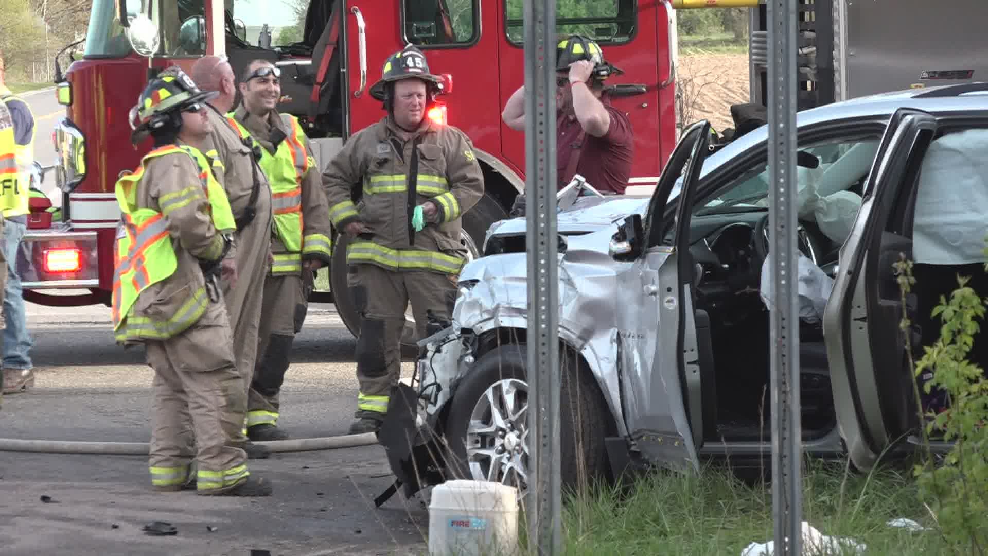 An 18-year-old was killed and seven other people injured in a crash near Kent City Wednesday evening.
