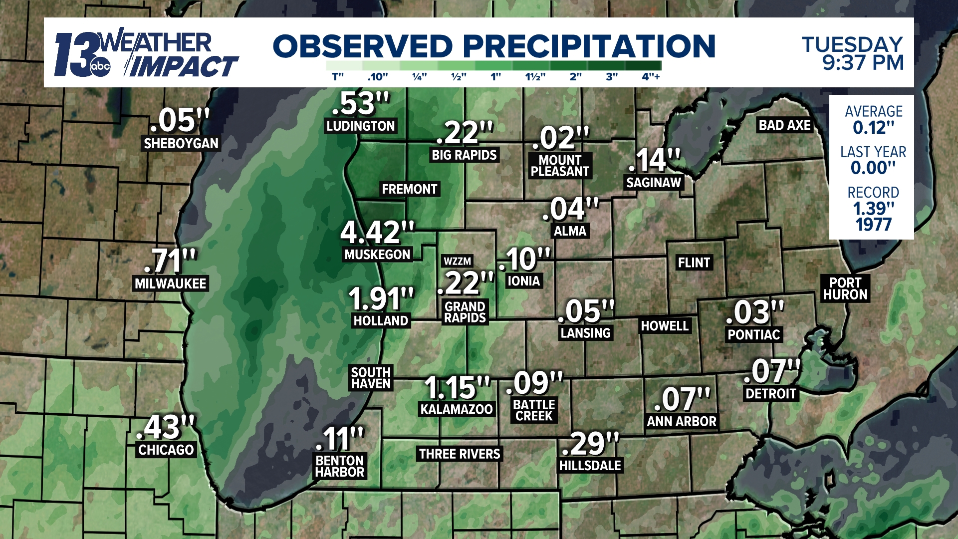 Observed Rainfall - September 24, 2024