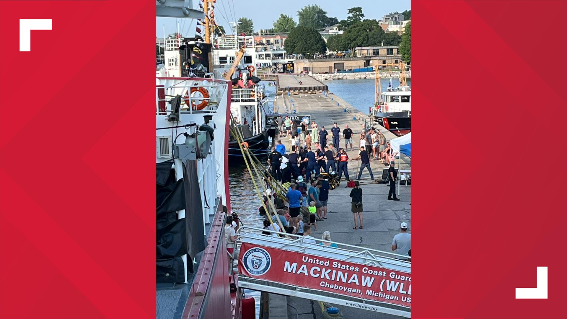 Coast Guardsman saves elderly man who fell 6+ feet into water at ...